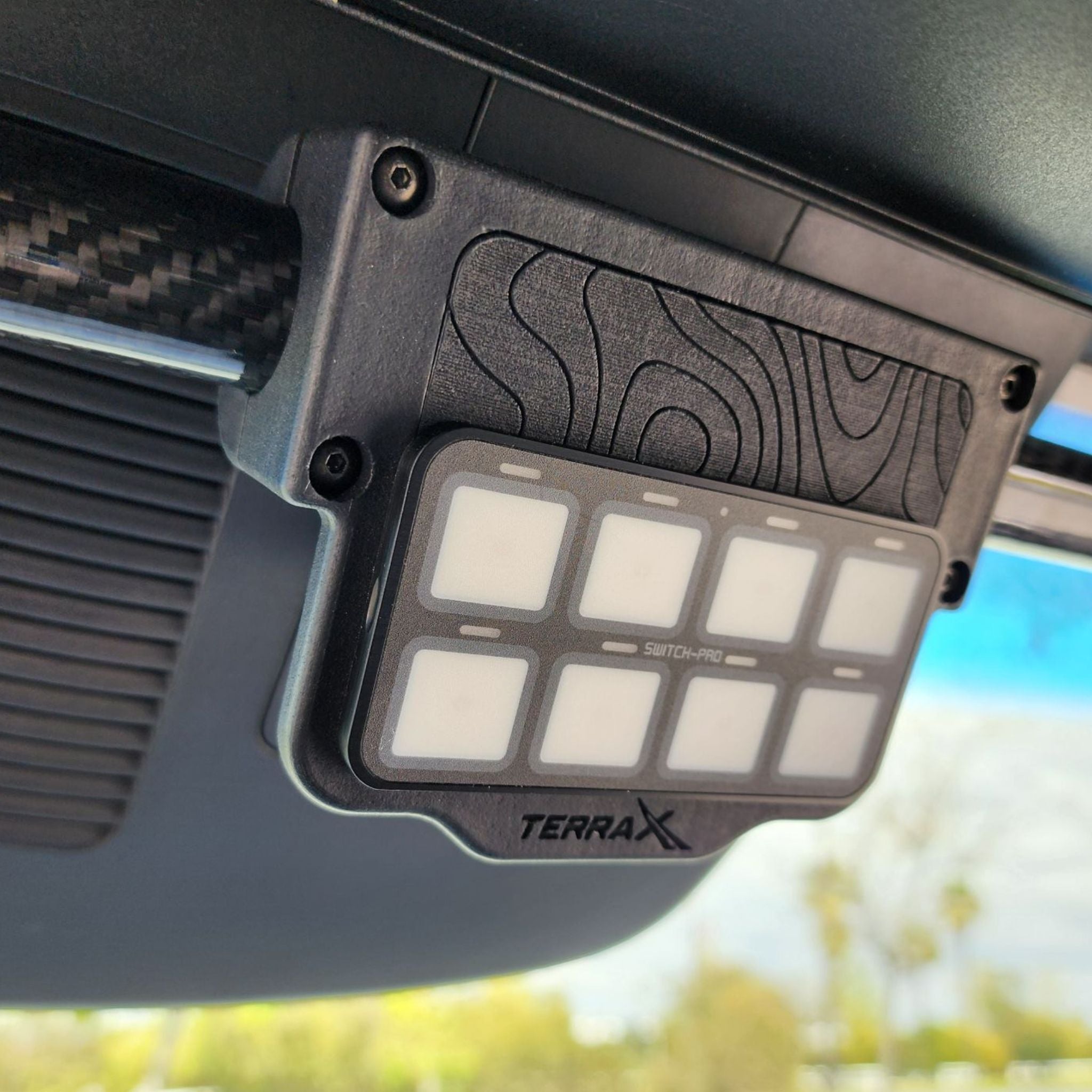Terra X Switch-Pros VISORDOK Tube Mounting Plate for Mercedes Sprinter
