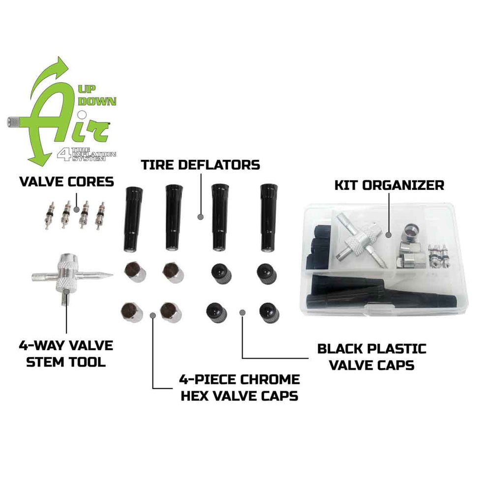 Up Down Air 53 Piece Tire Plug Repair Kit Off Road Grade Truck, Jeep, Off Road, RV, & Trailers