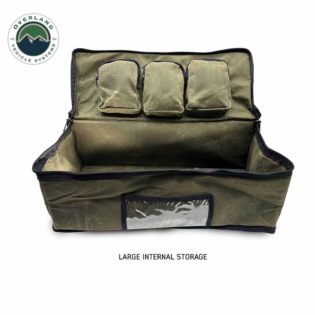 Utility Bag - #16 Waxed Canvas Storage Bag pockets