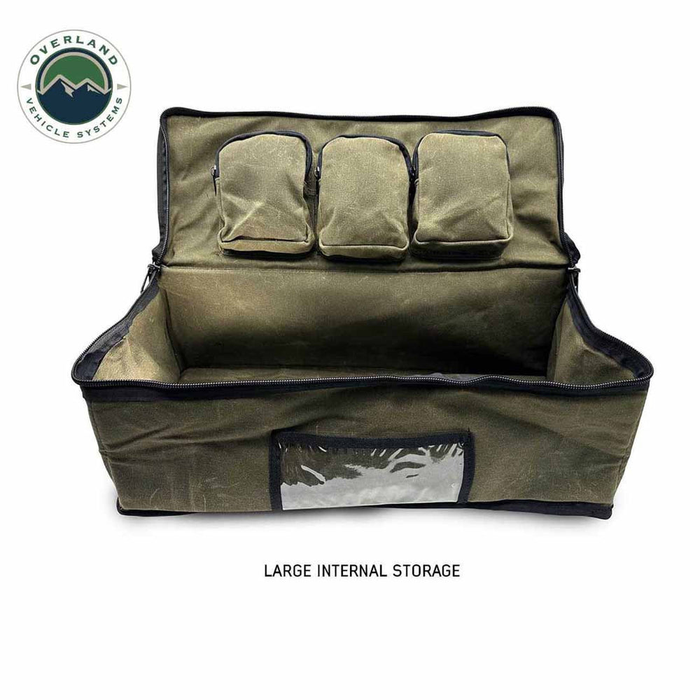 Utility Bag - #16 Waxed Canvas Storage Bag pockets