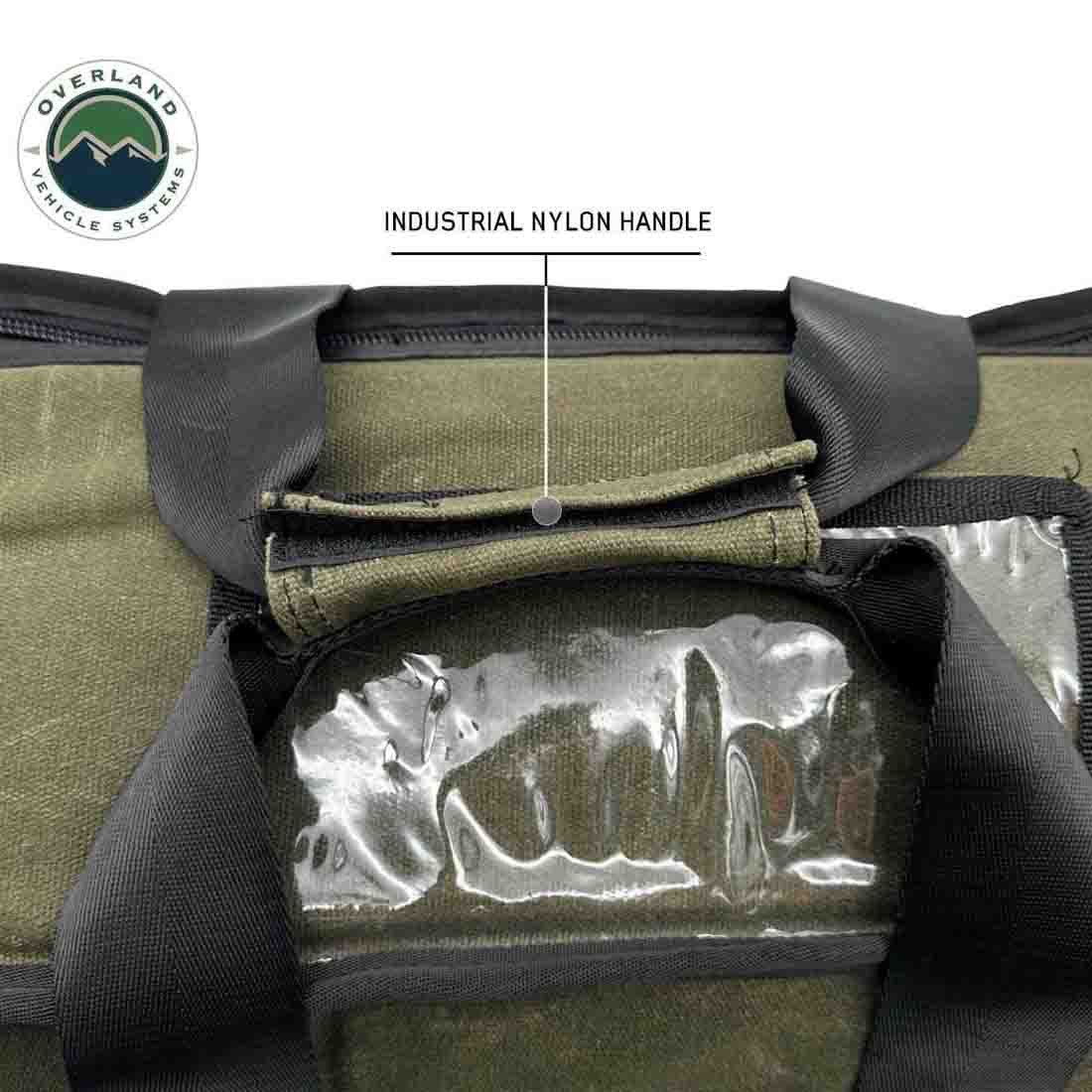 Utility Bag - #16 Waxed Canvas Storage Bag handle