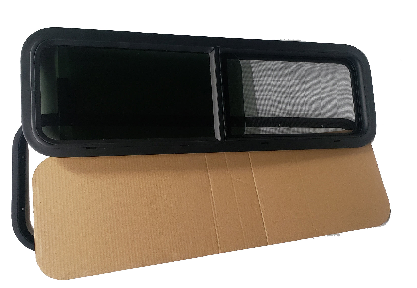 VWD Universal Van Bunk Half-Slider Window | Passenger Side 33" x 10" (VW3310R)