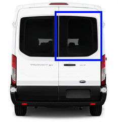 VWD Ford Transit Fixed Window | 2015+ Med/High Roof | Passenger Rear Cargo Door (TR215-F)