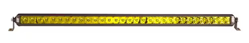 CSI 30 in. Single Row LED Light Bar - 150W Gold Lens