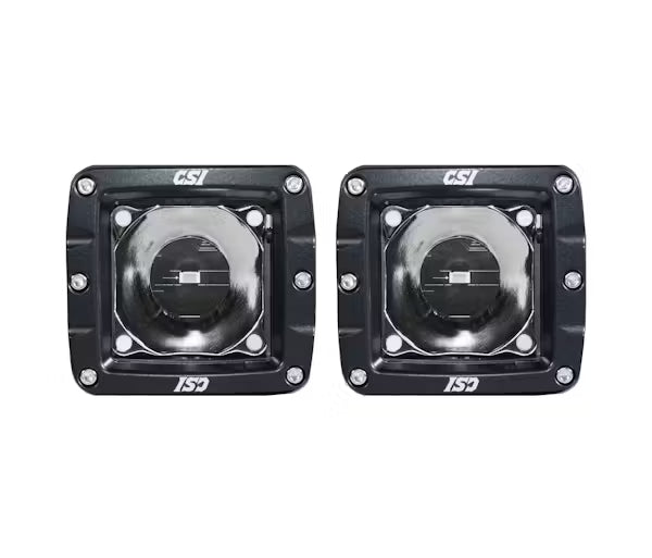 CSI 3 in. LED Pod Lights - Dual Color, Pair