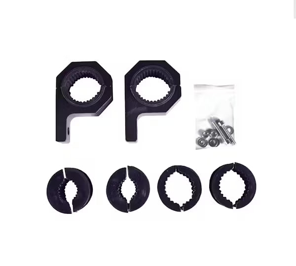 CSI 1 in. to 2 in. Tube Clamp Pair with Insert