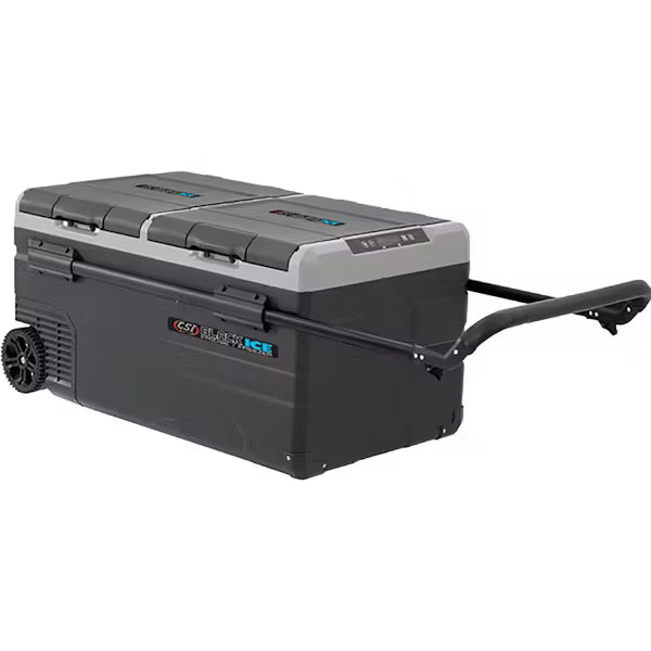 CSI Black Ice 100 Quart Dual Zone Fridge/Freezer