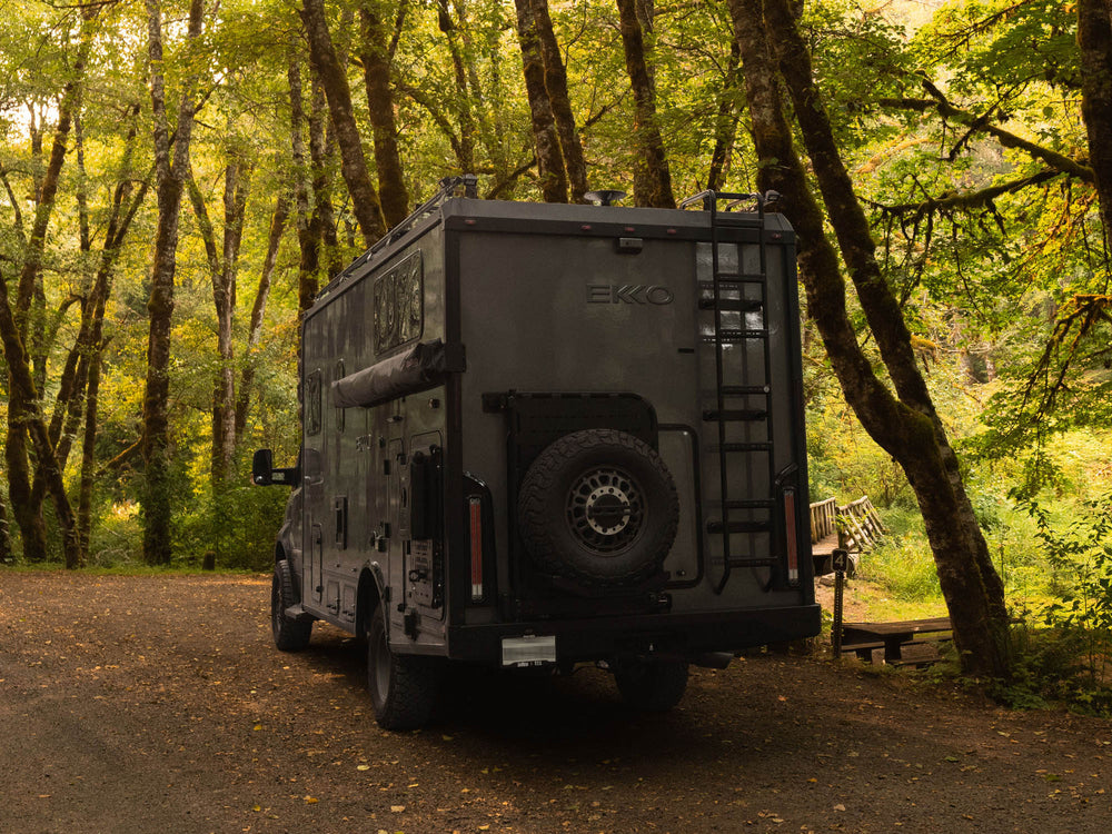 Winnebago Ekko Sprinter van with upgraded Rear Ladder by FVC