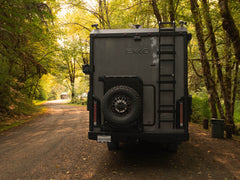 Winnebago Ekko Rear Bumper for Sprinter and Transit vans installed with upgraded aftermarket parts by FVC