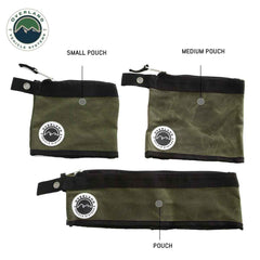 Waxed Canvas 3-Bag Set Small/Medium Size Storage Bags - #12 Waxed Canvas