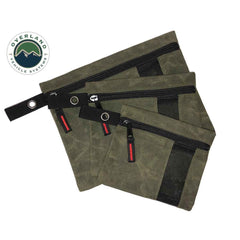 Waxed Canvas Small Size 3-Bag Set of Storage Bags - #12 Waxed Canvas