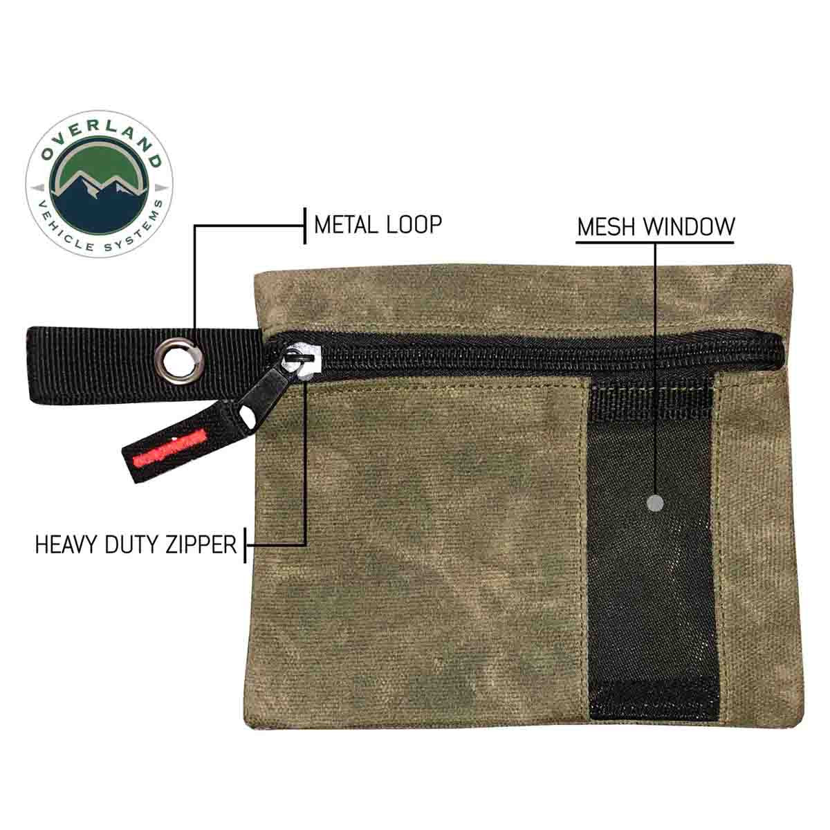 Waxed Canvas Small Size 3-Bag Set of Storage Bags - #12 Waxed Canvas