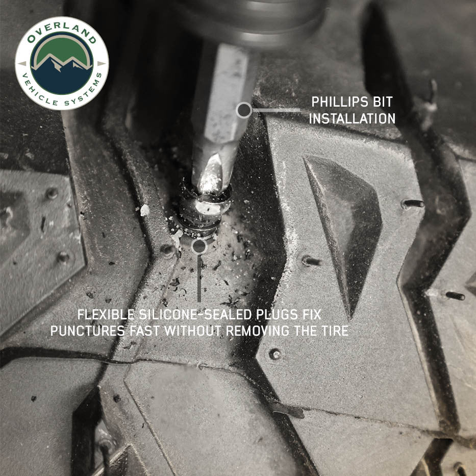 Tire Repair Screw Plug Kit In Use