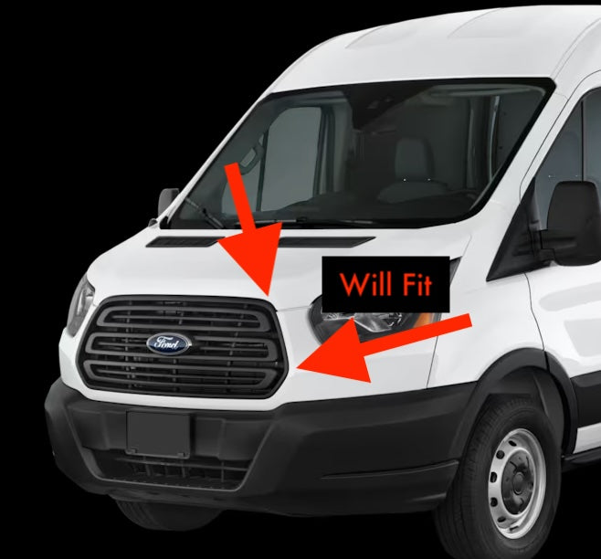 Aero Hood Spoiler for Ford Transit (2015–2020) – Hood Paint Protection & Debris Deflector