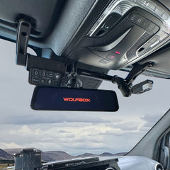 WOLFBOX Dash Cam Visordok Tube Mount Kit – RAM Ball Mount for Visordok TubeTrak