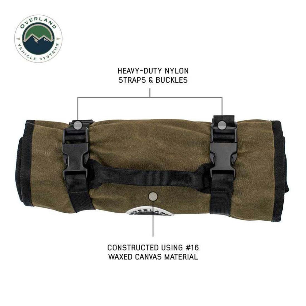 Wrench Tool Roll #16 Waxed Canvas Storage Bags