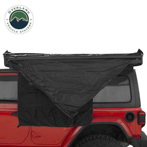 XD Nomadic 180 Degree Awning, Universal, Black Body, Black Trim and Travel Bag