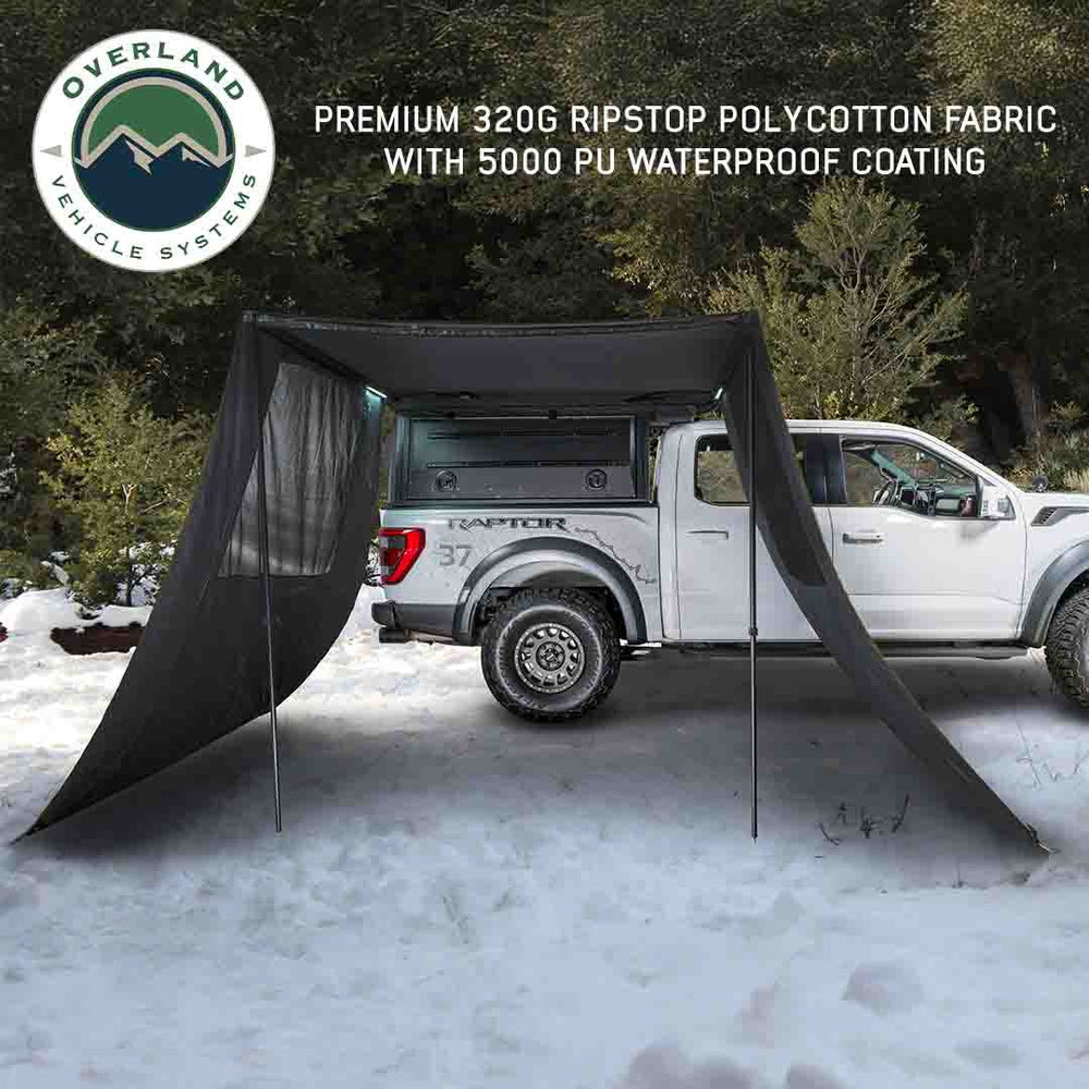 XD Nomadic 90 Degree Awning Wall (Left Or Right) with Black Out Lifestyle