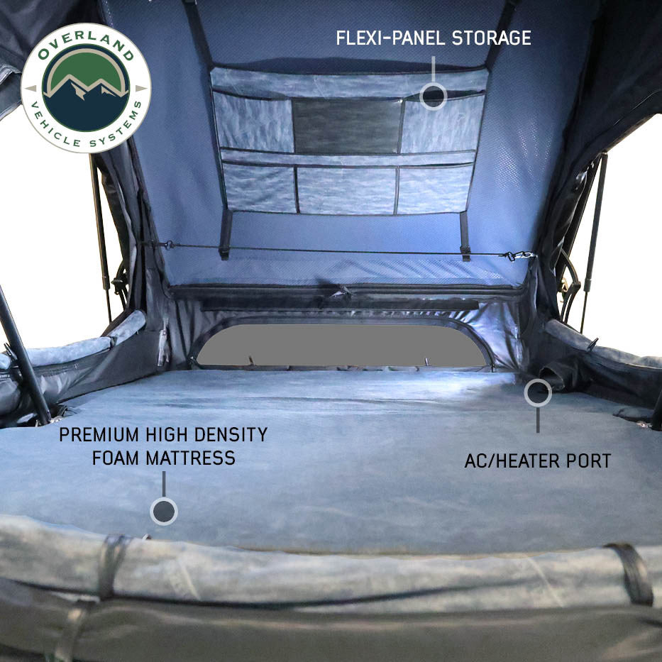 XD Atlas Cantilever ABS Hard Shell Roof Top Tent Inside