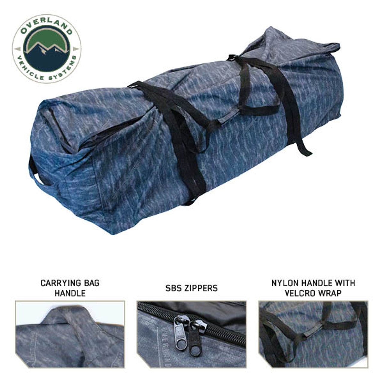 XD Khumbu 2 Swag Ground Tent w/ Black Out, Blue Fabric, and Storage Bag