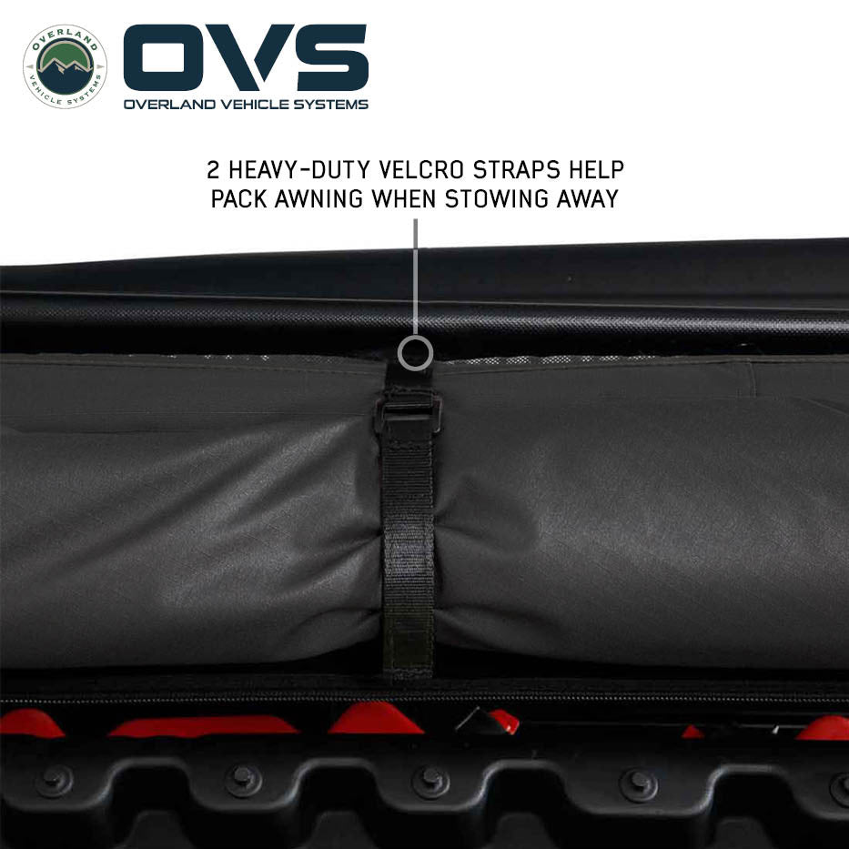 XD Nomadic 180 LTE Awning - Black Fabric and Travel Cover Universal Strap