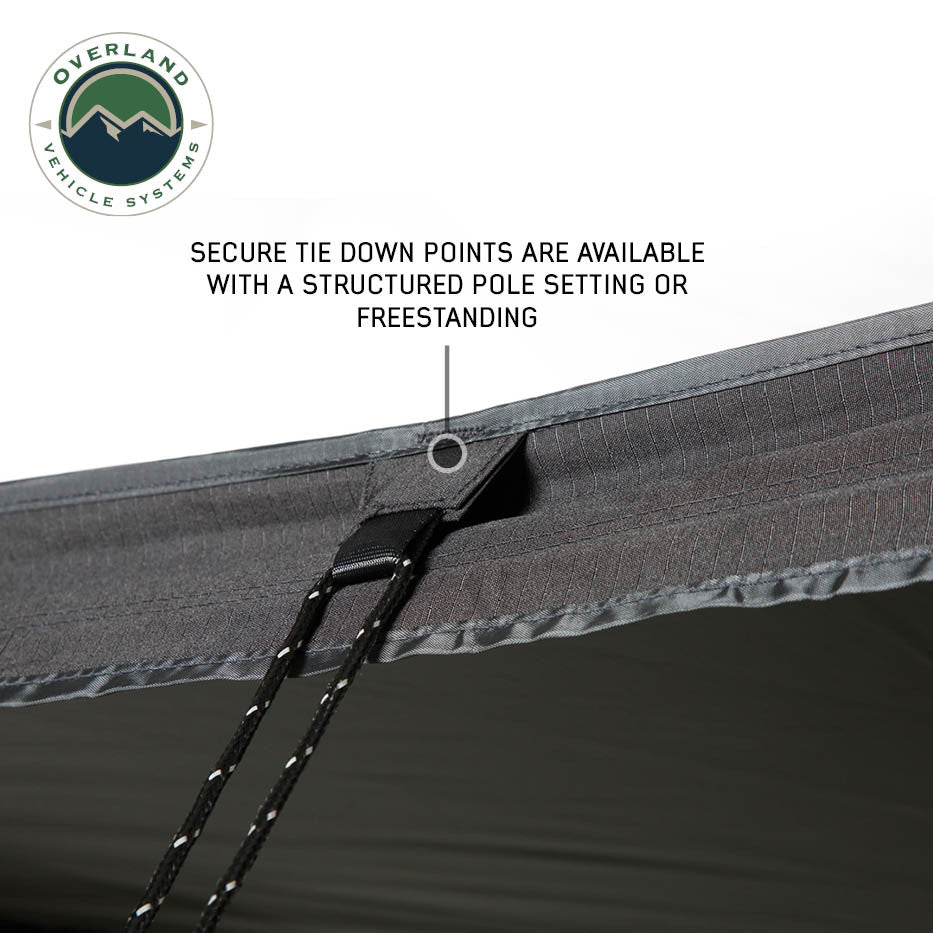 XD Nomadic 270 LT Awning - Black Fabric and Travel Cover Guide Line
