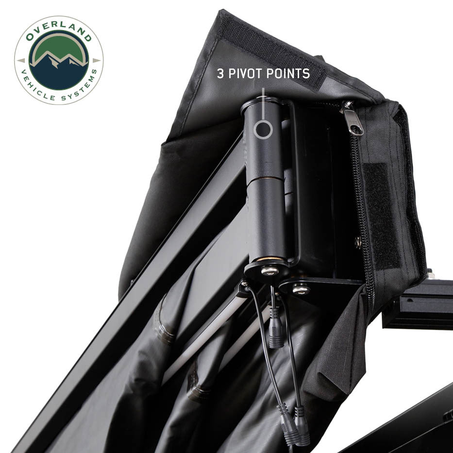 XD Nomadic 270 LT Awning - Black Fabric and Travel Cover Truss