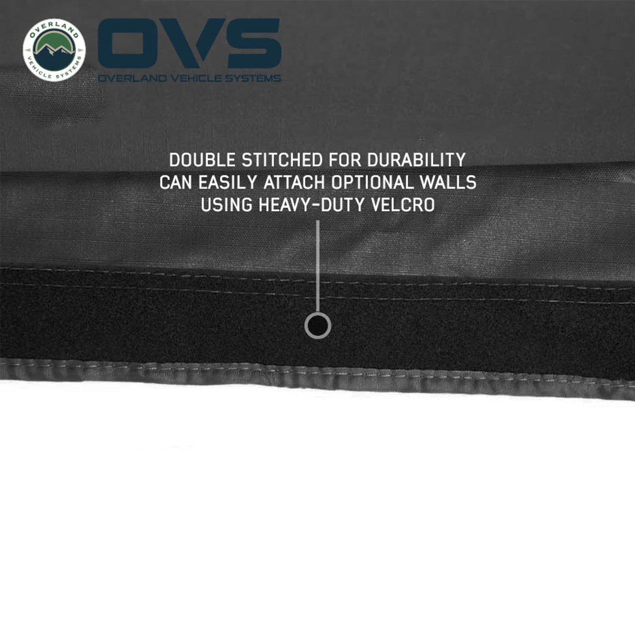 OVS XD Nomadic 270 LTE Awning – Black Fabric with Travel Cover (Driver or Passenger Side)