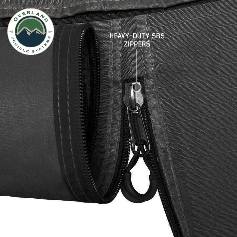 XD Nomadic 270 LTE Awning Walls - Black Fabric and Trim Zipper