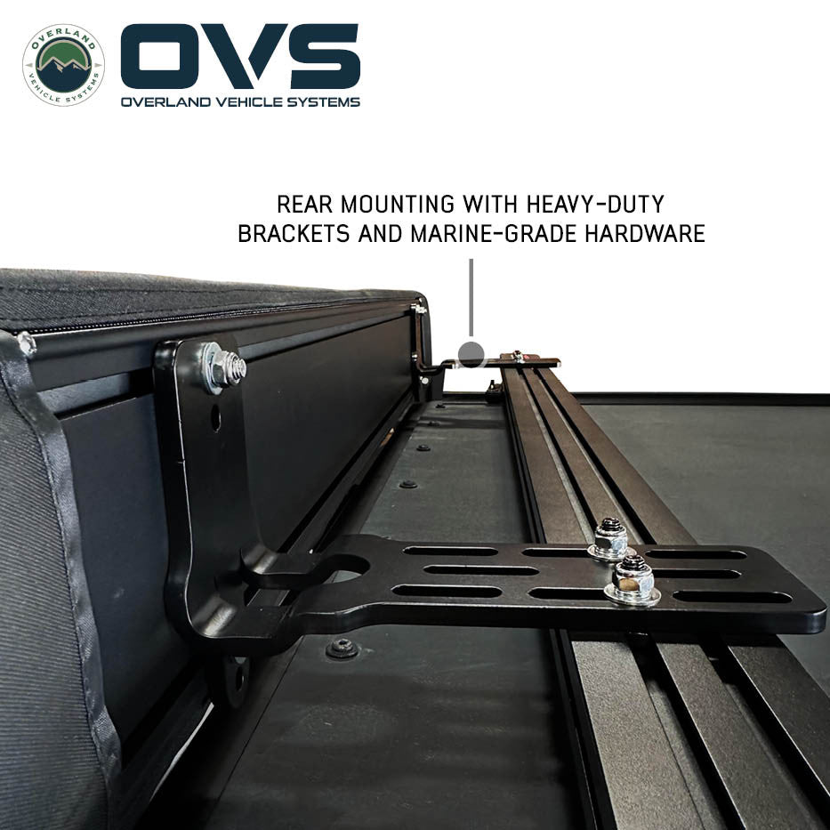 XD Nomadic 315 Degree Awning - Black Fabric and Travel Cover Brackets