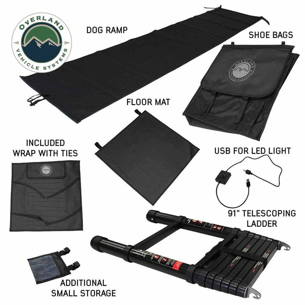 XD Lhotse Clamshell Aluminum Hard Shell Roof Top Tent Accessories