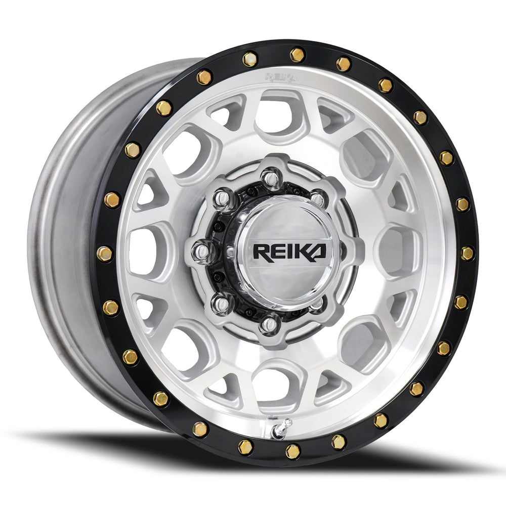 Reika R45 Marauder wheel in Machined / Gloss Black Ring