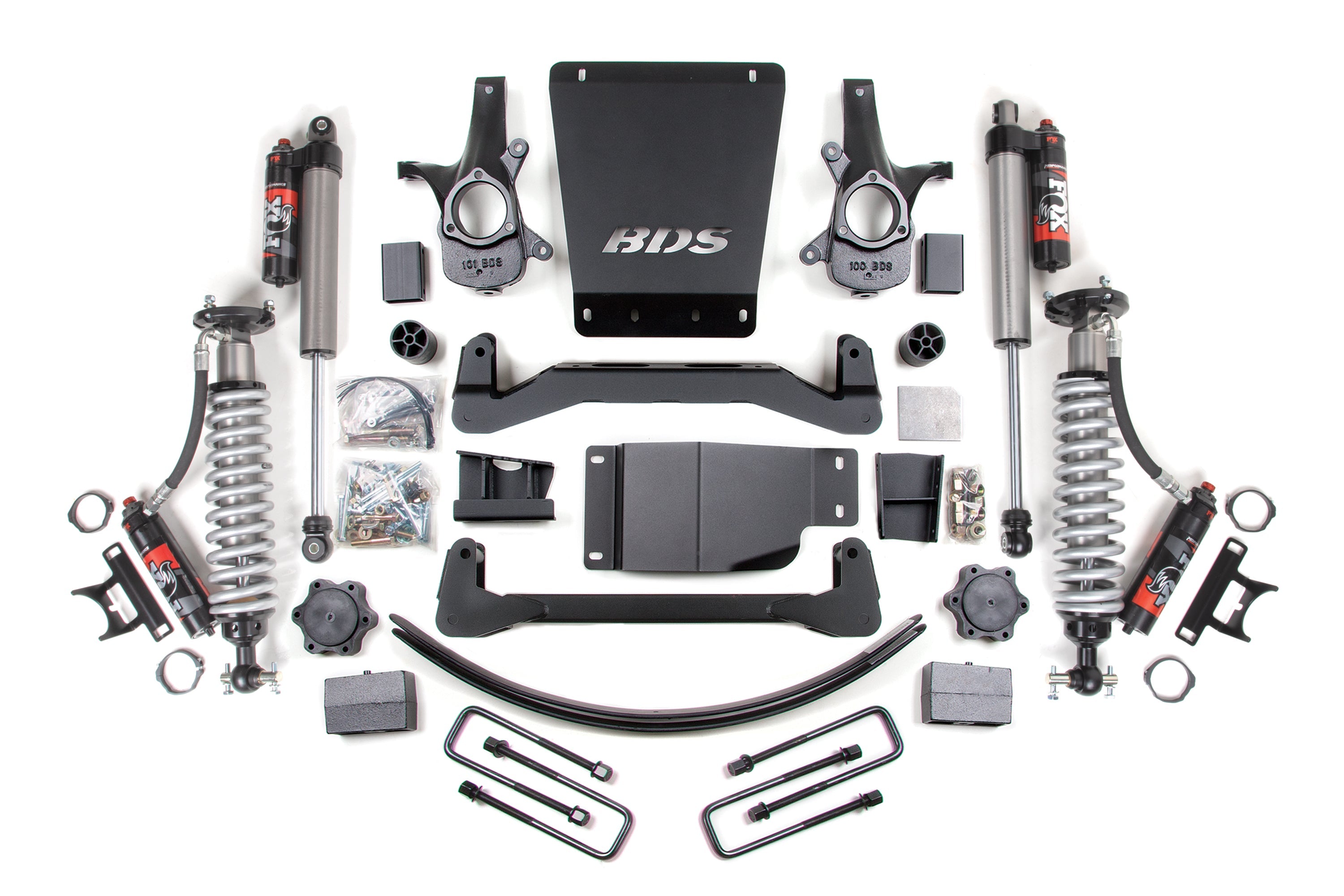 BDS 6 Inch Lift Kit FOX 2.5 Performance Elite Coilover Chevy Silverado/GMC Sierra 1500 4WD (2007–2013)
