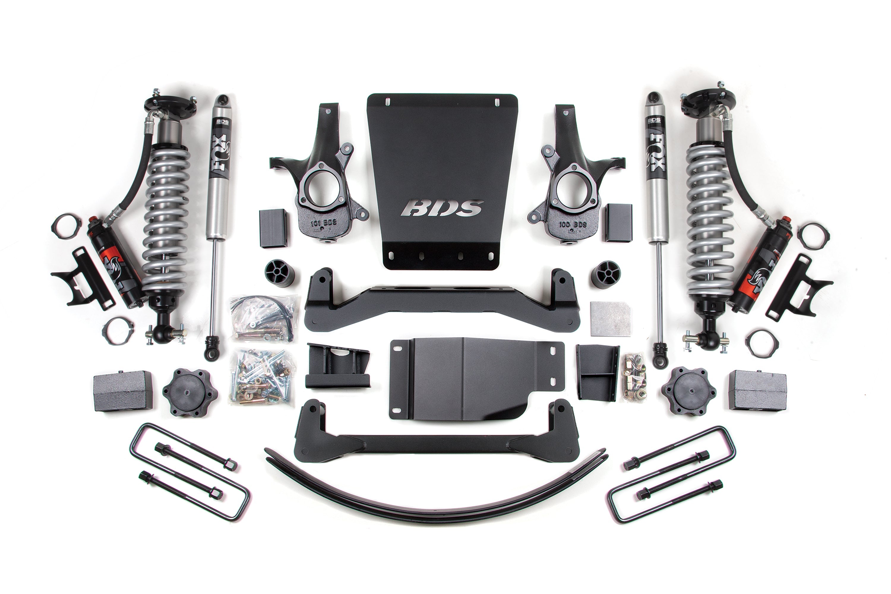 BDS 6 Inch Lift Kit FOX 2.5 Performance Elite Coilover Chevy Silverado/GMC Sierra 1500 4WD (2007–2013)