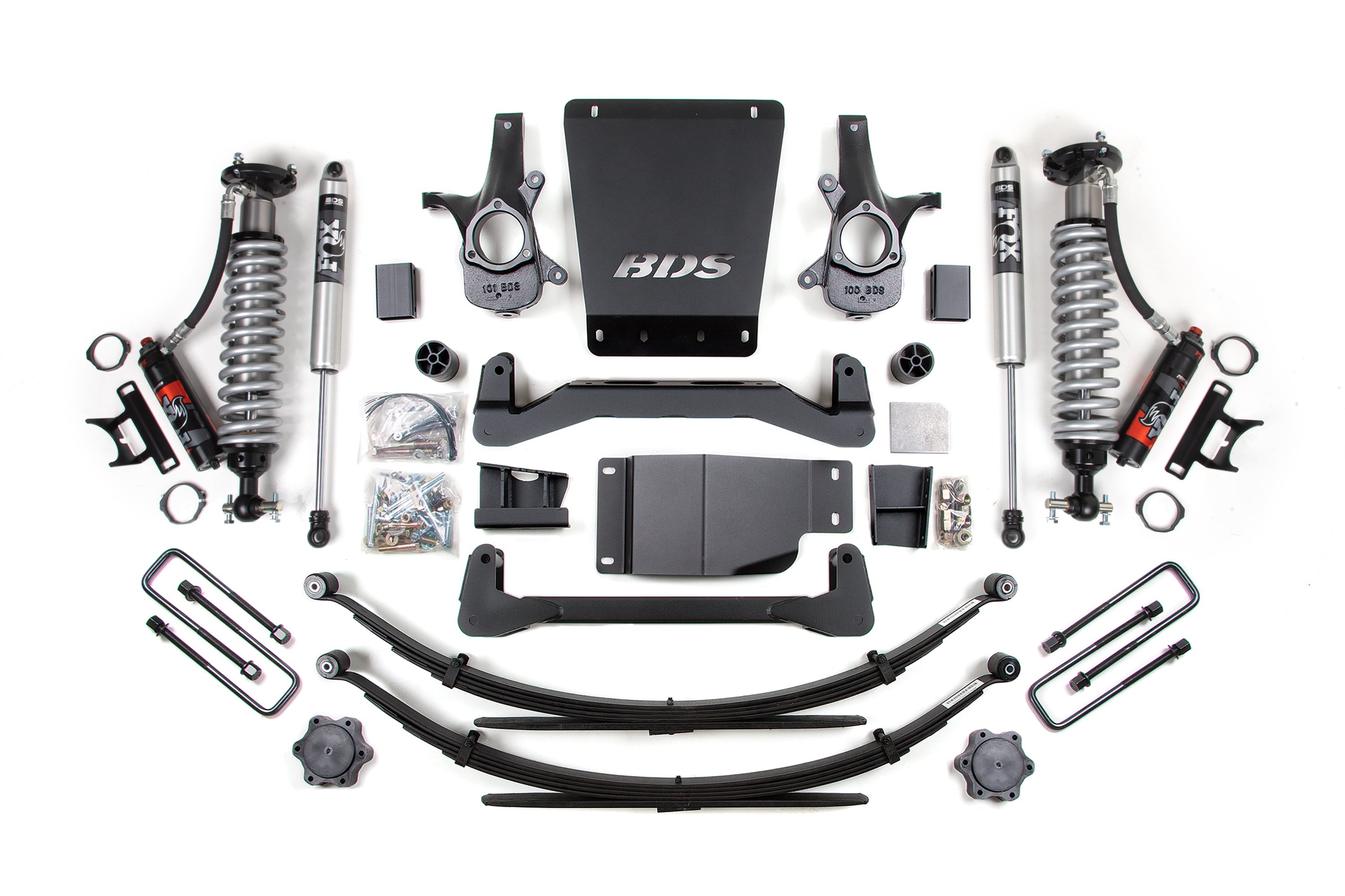 BDS 6 Inch Lift Kit FOX 2.5 Performance Elite Coilover Chevy Silverado/GMC Sierra 1500 4WD (2007–2013)