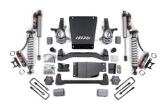 BDS 4 Inch Lift Kit FOX 2.5 Performance Elite Coilovers Chevy Silverado 1500 GMC Sierra 1500 4WD (2007–2013)