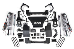 BDS Suspension FOX 2.5 Performance Elite 4 Inch Coilover Lift Kit Chevy Silverado GMC Sierra 1500 4WD Gas (2025-2026)