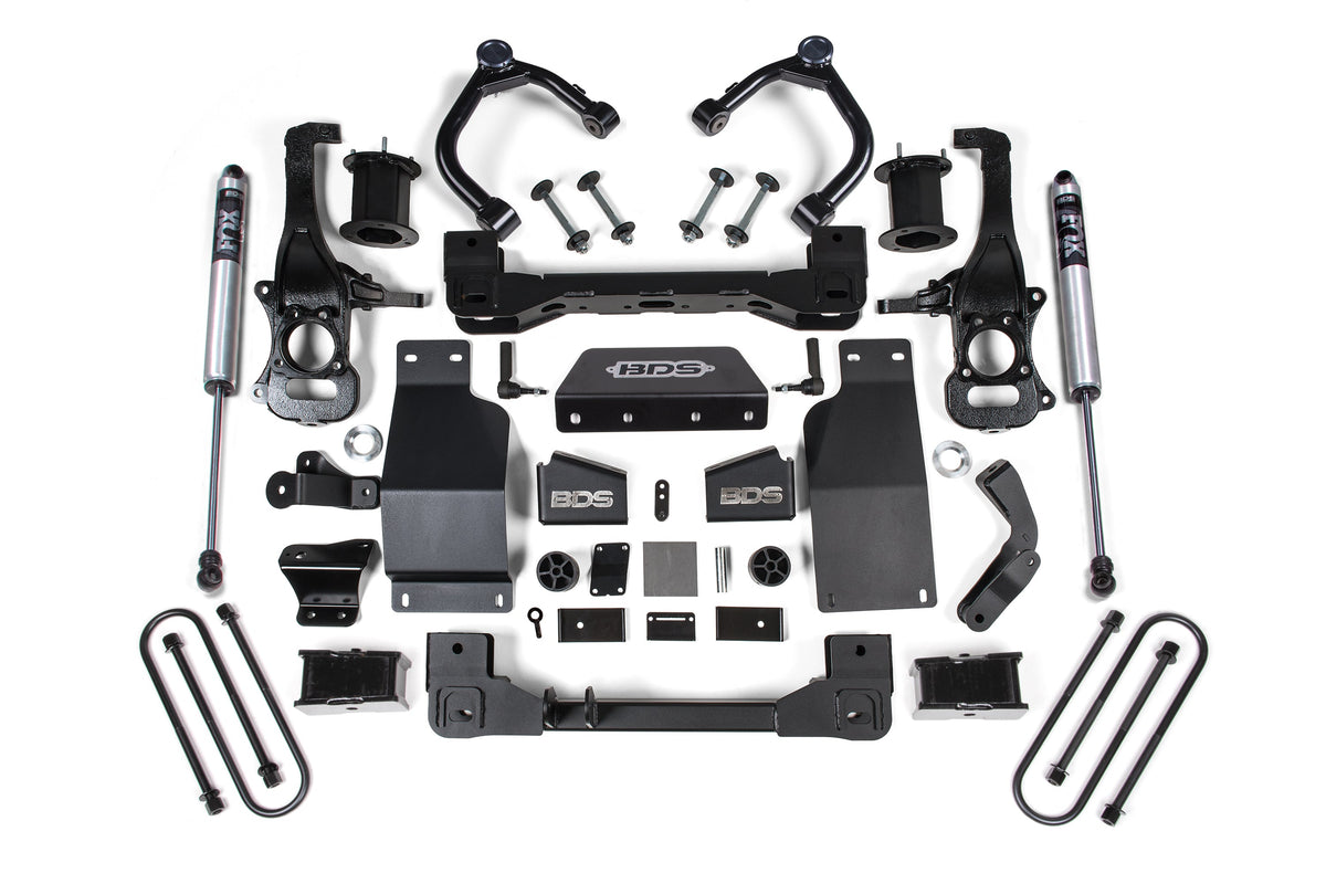 BDS 4 Inch Lift Kit Chevy Silverado & GMC Sierra 1500 Diesel 4WD (2025–2026)