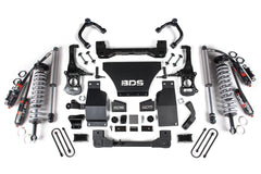 BDS 2.5 Inch Lift Kit FOX 2.5 Performance Elite Coilover for Chevy Trail Boss & GMC AT4 1500 Diesel 4WD (2025–2026)