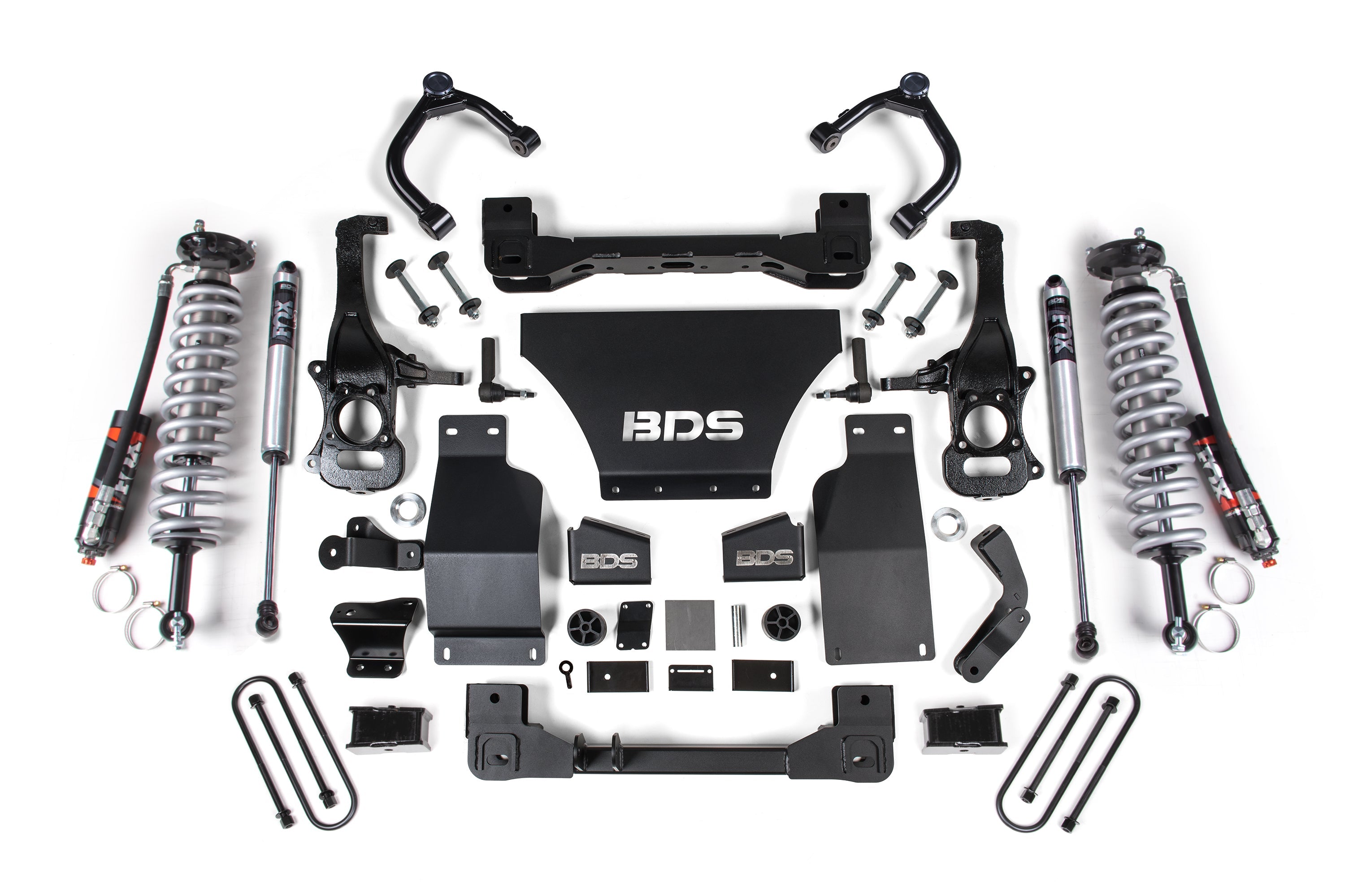 BDS 2.5 Inch Lift Kit FOX 2.5 Performance Elite Coilover for Chevy Trail Boss & GMC AT4 1500 Diesel 4WD (2025–2026)