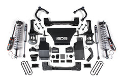 BDS 2.5 Inch Lift Kit FOX 2.5 Performance Elite Coilover for Chevy Trail Boss & GMC AT4 1500 Diesel 4WD (2025–2026)