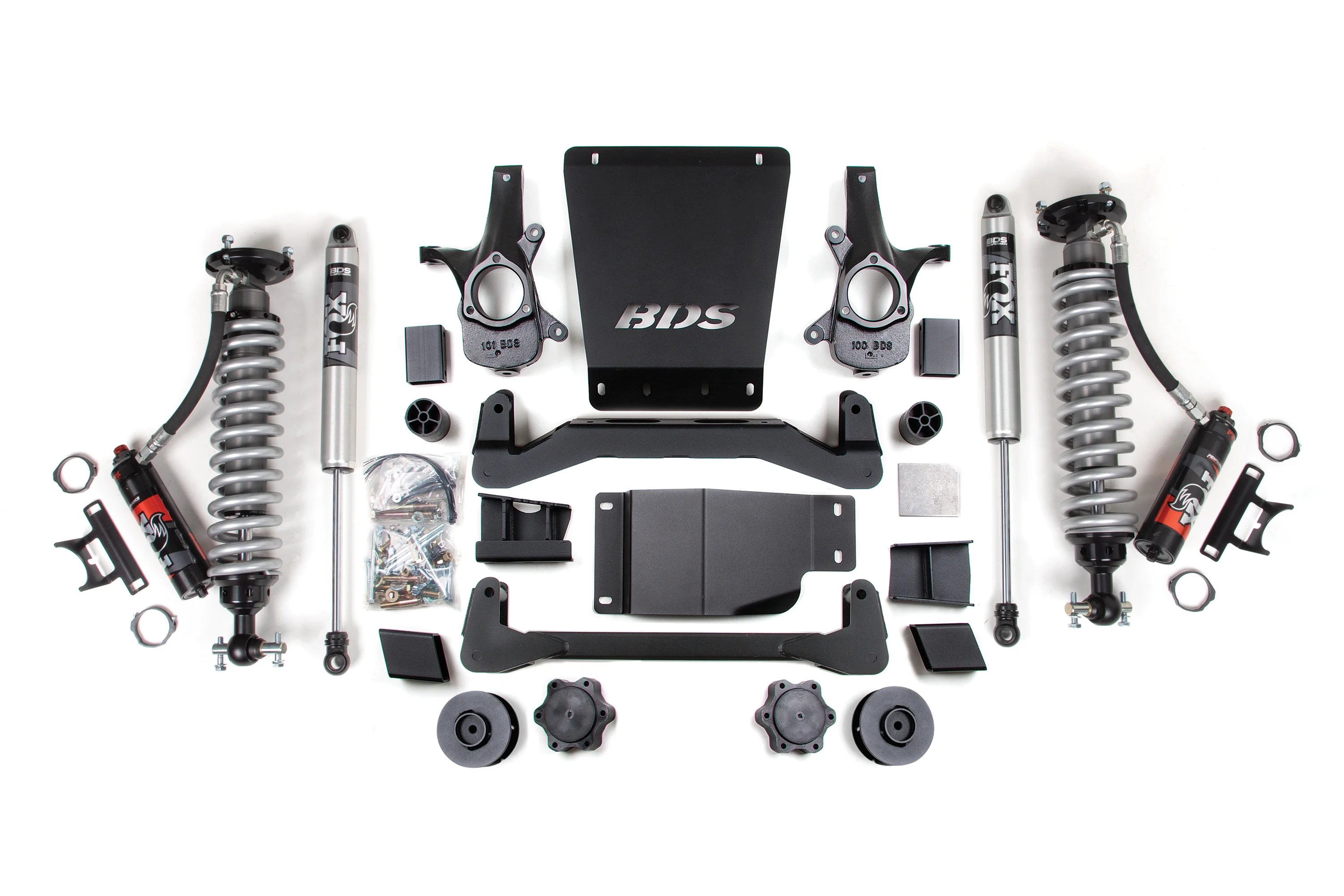 BDS 4 Inch Lift Kit FOX 2.5 Performance Elite GM Avalanche Tahoe Suburban Yukon 1500 4WD (2007–2014)
