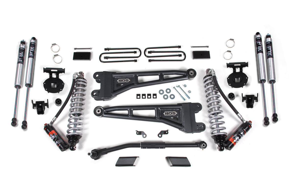 3 Inch Lift Kit w/ Radius Arm | FOX 2.5 Coilover Conversion - Performance Elite | Ford F250/F350 Super Duty (23-26) 4WD - FOX 2.5 Performance Elite