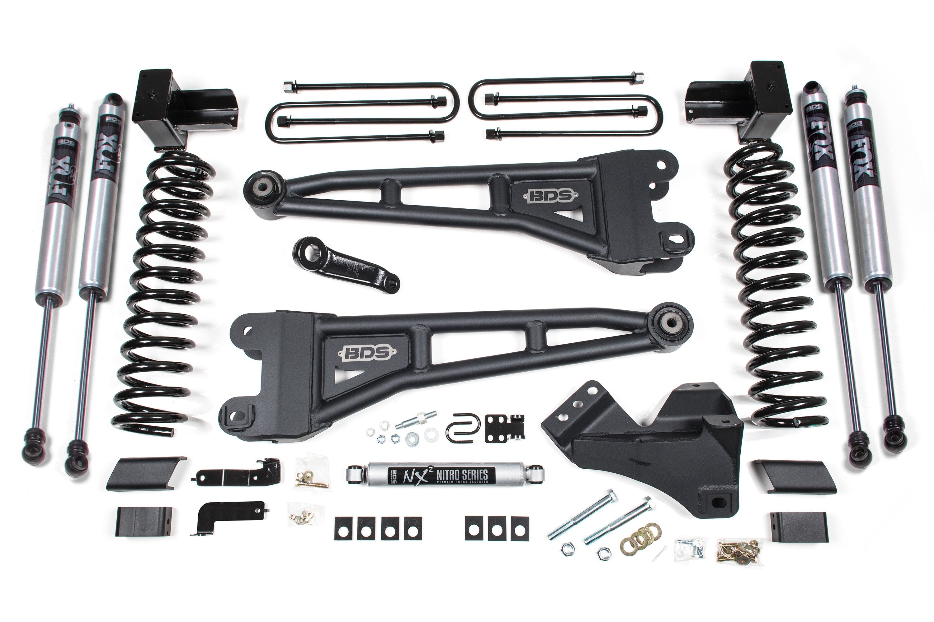 BDS 5 Inch Lift Kit w/ Radius Arm for 2023-2026 Ford F250/F350 Super Duty 4WD Diesel