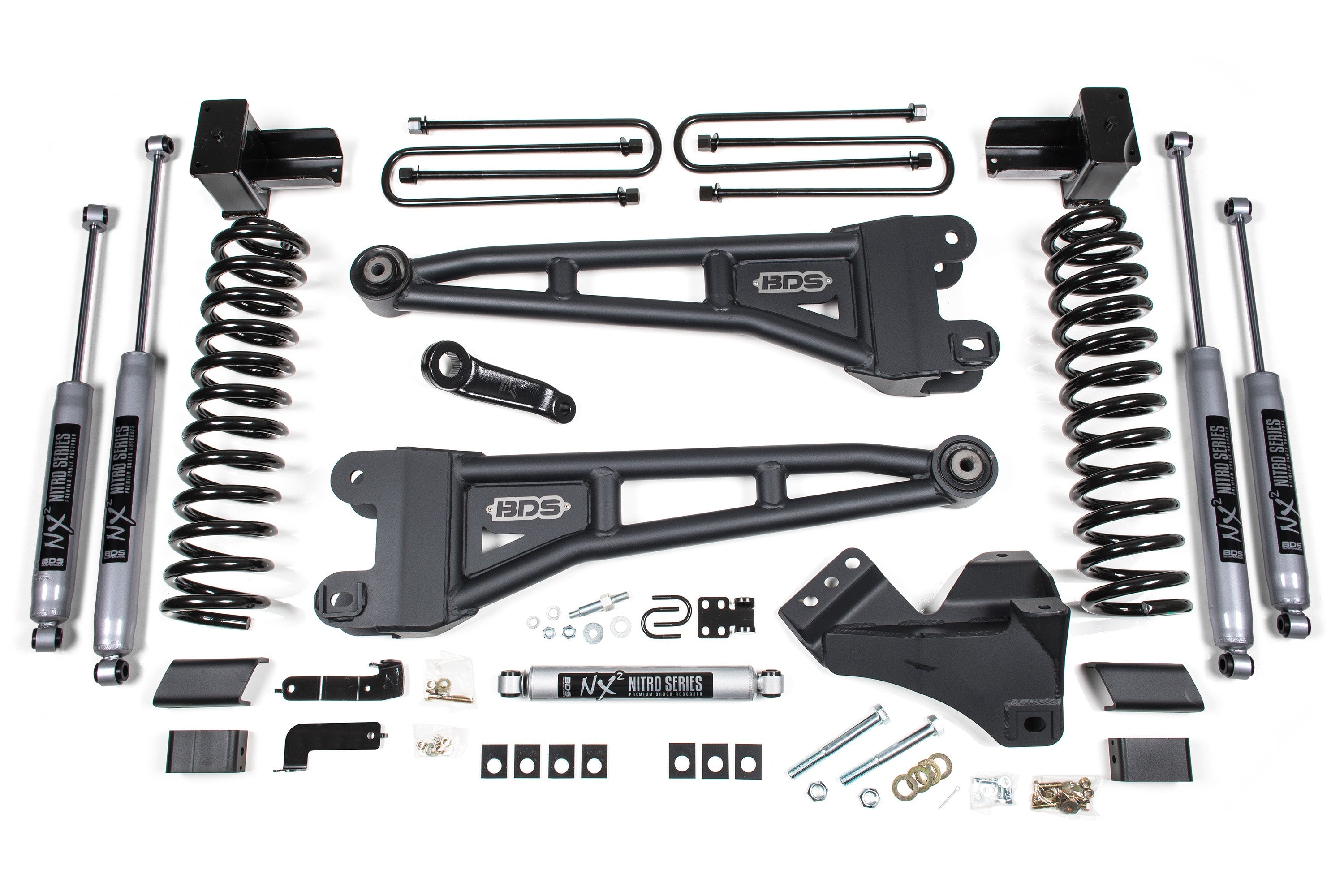 BDS 5 Inch Lift Kit w/ Radius Arm for 2023-2026 Ford F250/F350 Super Duty 4WD Diesel