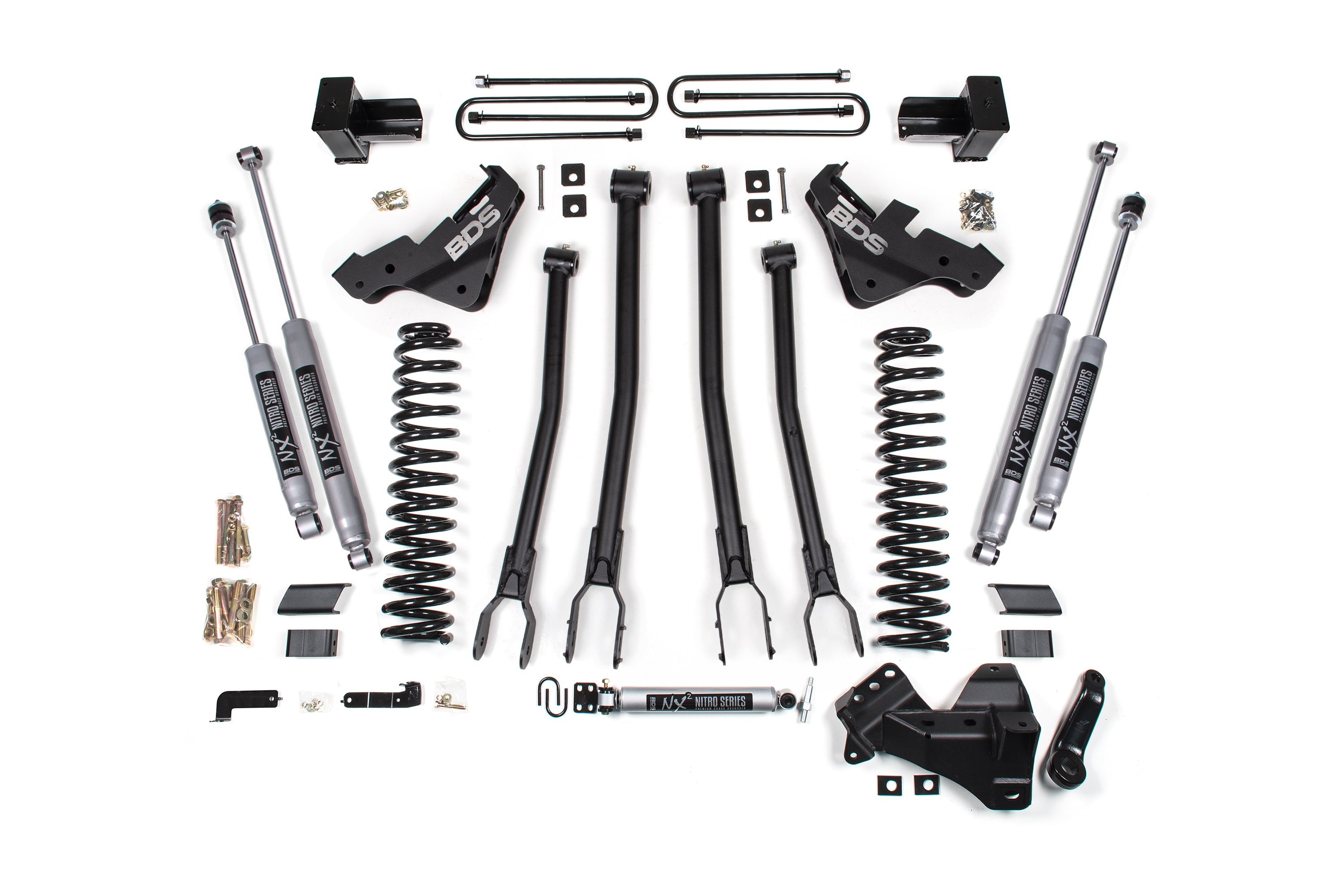BDS 5 Inch  4-Link Lift Kit Ford F250 & F350 Gas 4WD (2023-2026)