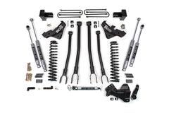 BDS 5 Inch Suspension Lift Kit w/ 4-Link & FOX 2.5 Performance Elite Ford F-250/F-350 Super Duty Diesel 4WD (2023–2026)