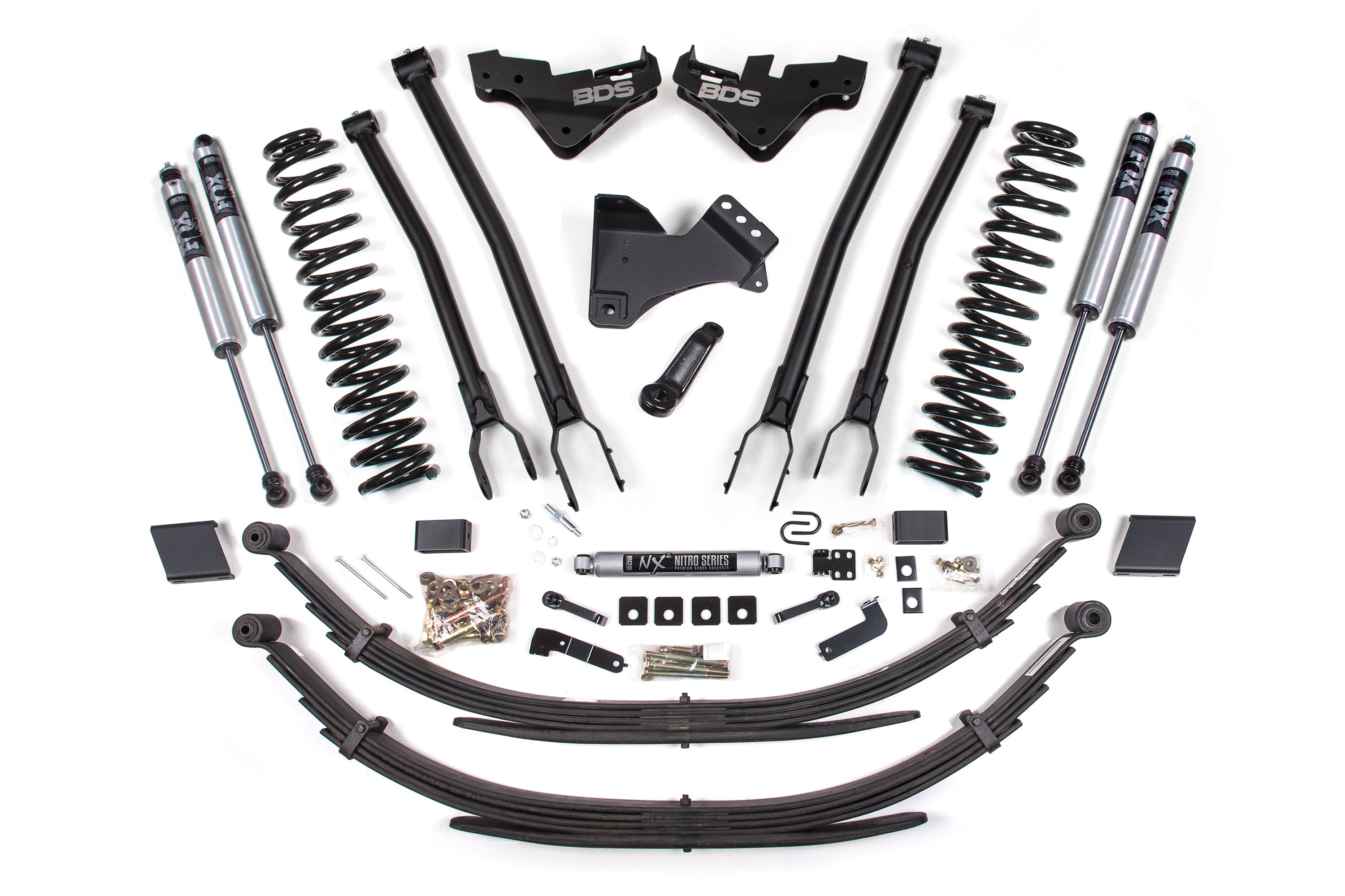 BDS 5 Inch  4-Link Lift Kit Ford F250 & F350 Gas 4WD (2023-2026)