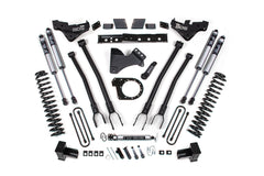 BDS 7 Inch 4-Link Lift Kit FOX 2.5 Performance Elite for Ford F250 & F350 Super Duty Diesel 4WD (2023–2026)