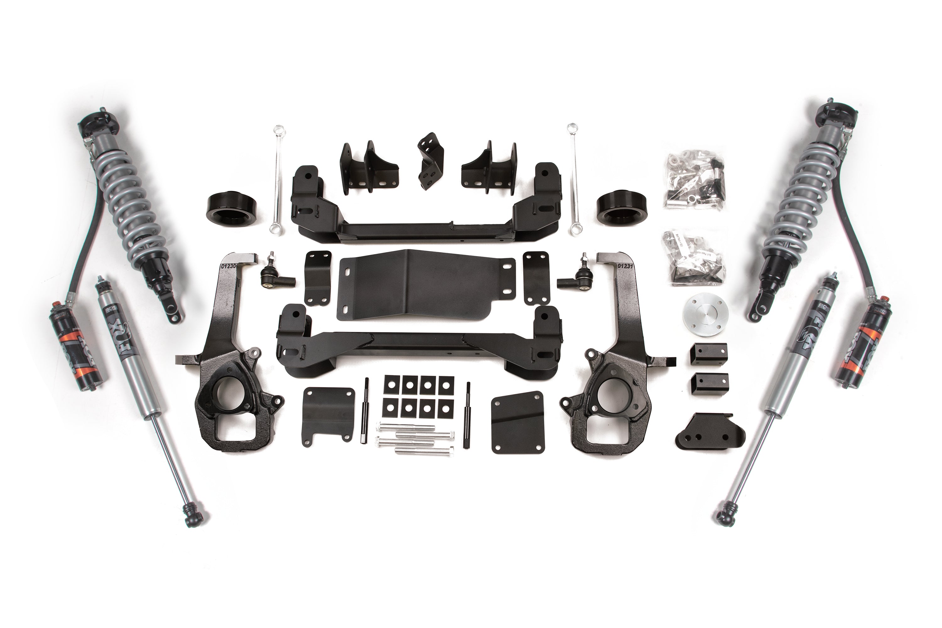 4 Inch Lift Kit | FOX 2.5 Performance Elite Coil-Over | Ram 1500 (2012) 4WD - 2 Inch Coil Spacer / FOX 2.5 Performance Elite